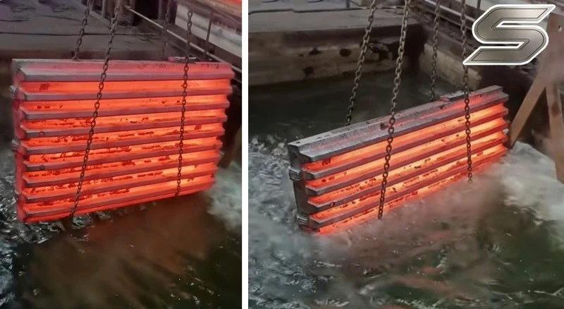 Crusher Jaw Plate Heat Treatment Crusher Jaw Plate Heat Treatment